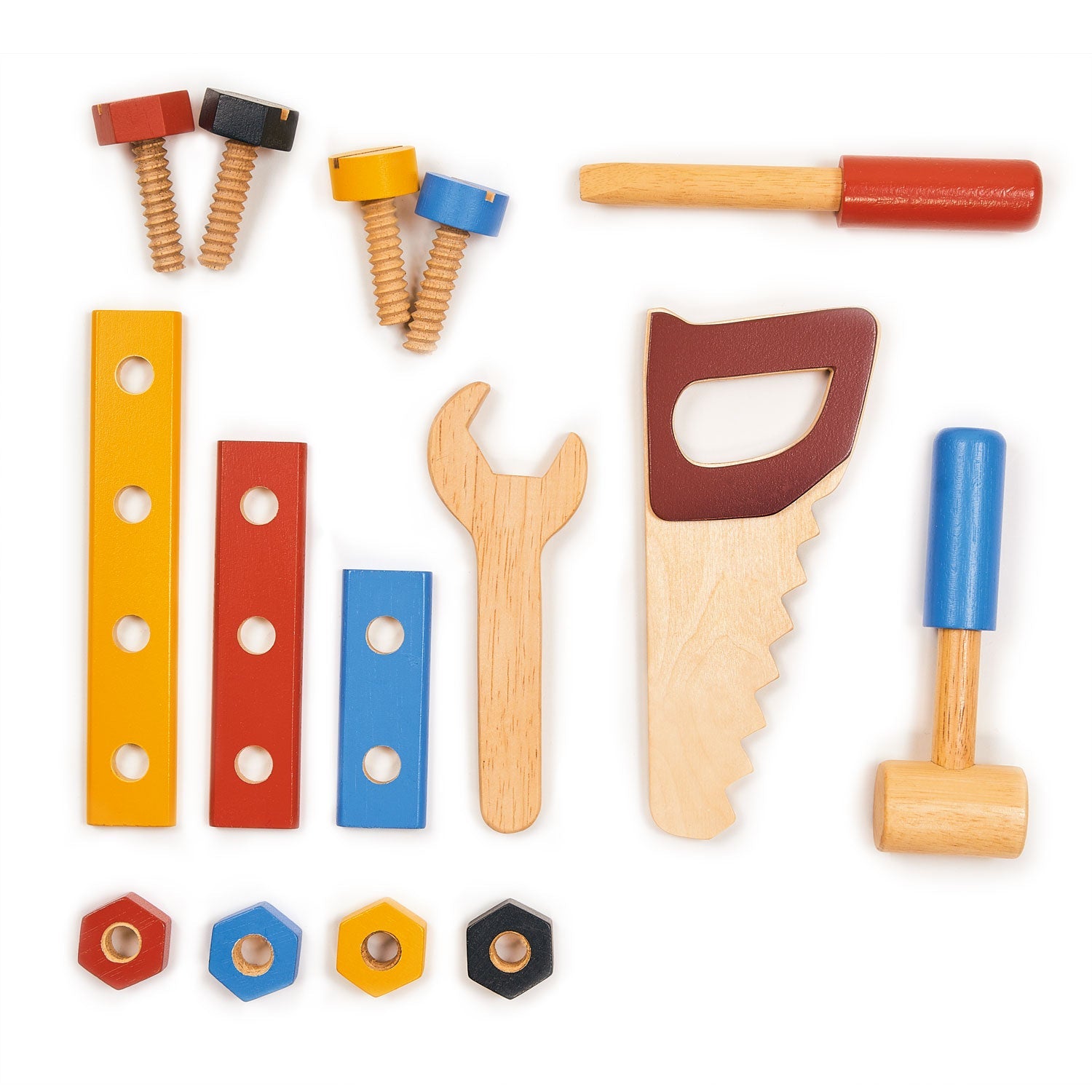 Chippy's Handy Tool Kit - Mentari - Sustainable Wooden Toys Made in Indonesia - Eco-Friendly Play