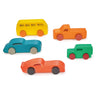 Colourful Car Assortment - Mentari - Sustainable Wooden Toys Made in Indonesia - Eco-Friendly Play