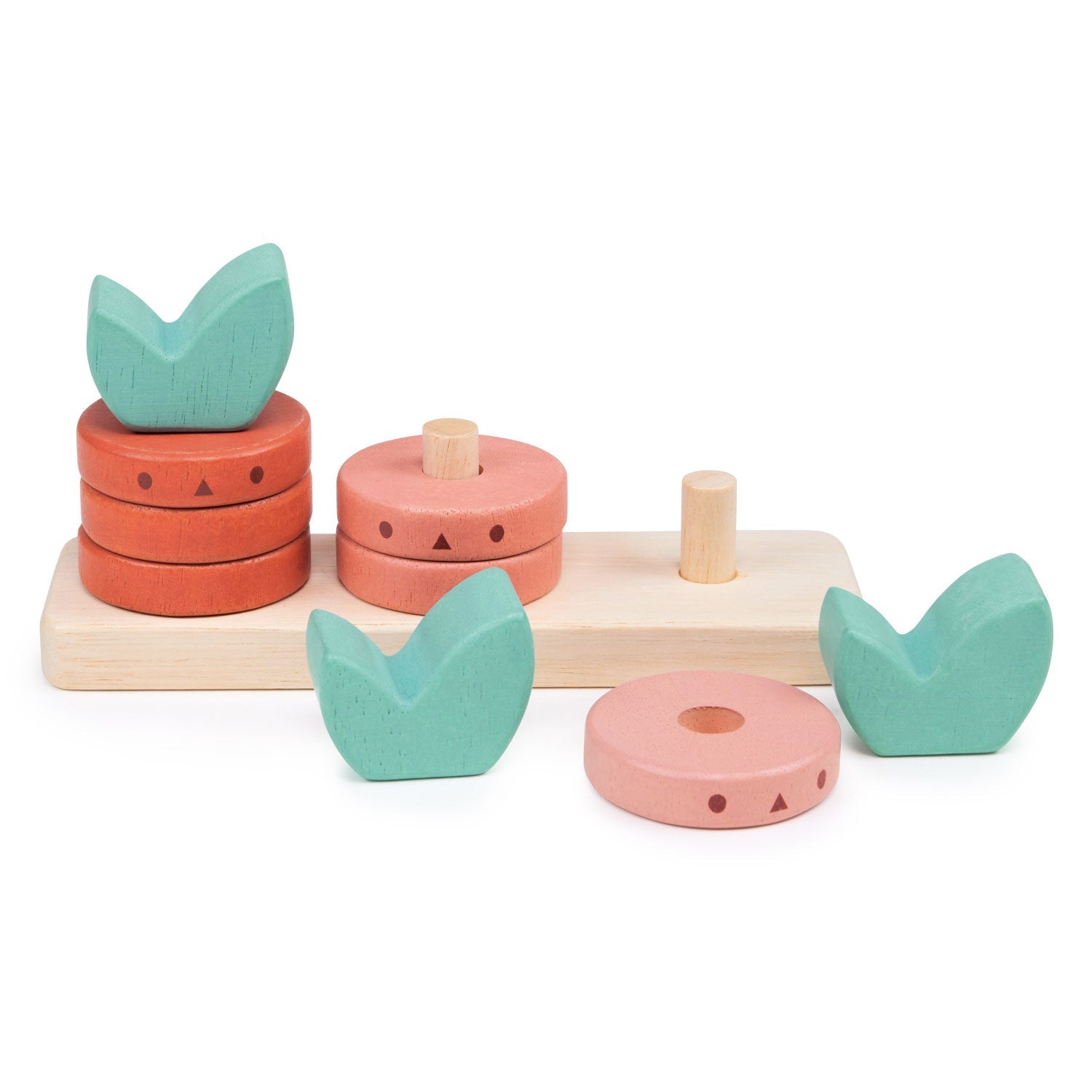 Counting Vegetables - Mentari - Sustainable Wooden Toys Made in Indonesia - Eco-Friendly Play