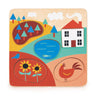 Countryside Puzzle - Mentari - Sustainable Wooden Toys Made in Indonesia - Eco-Friendly Play