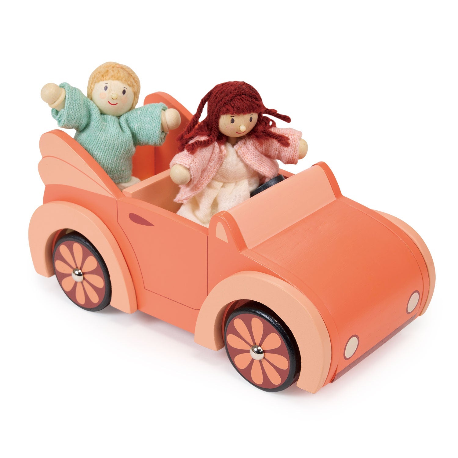 Dolls House Car - Mentari - Sustainable Wooden Toys Made in Indonesia - Eco-Friendly Play