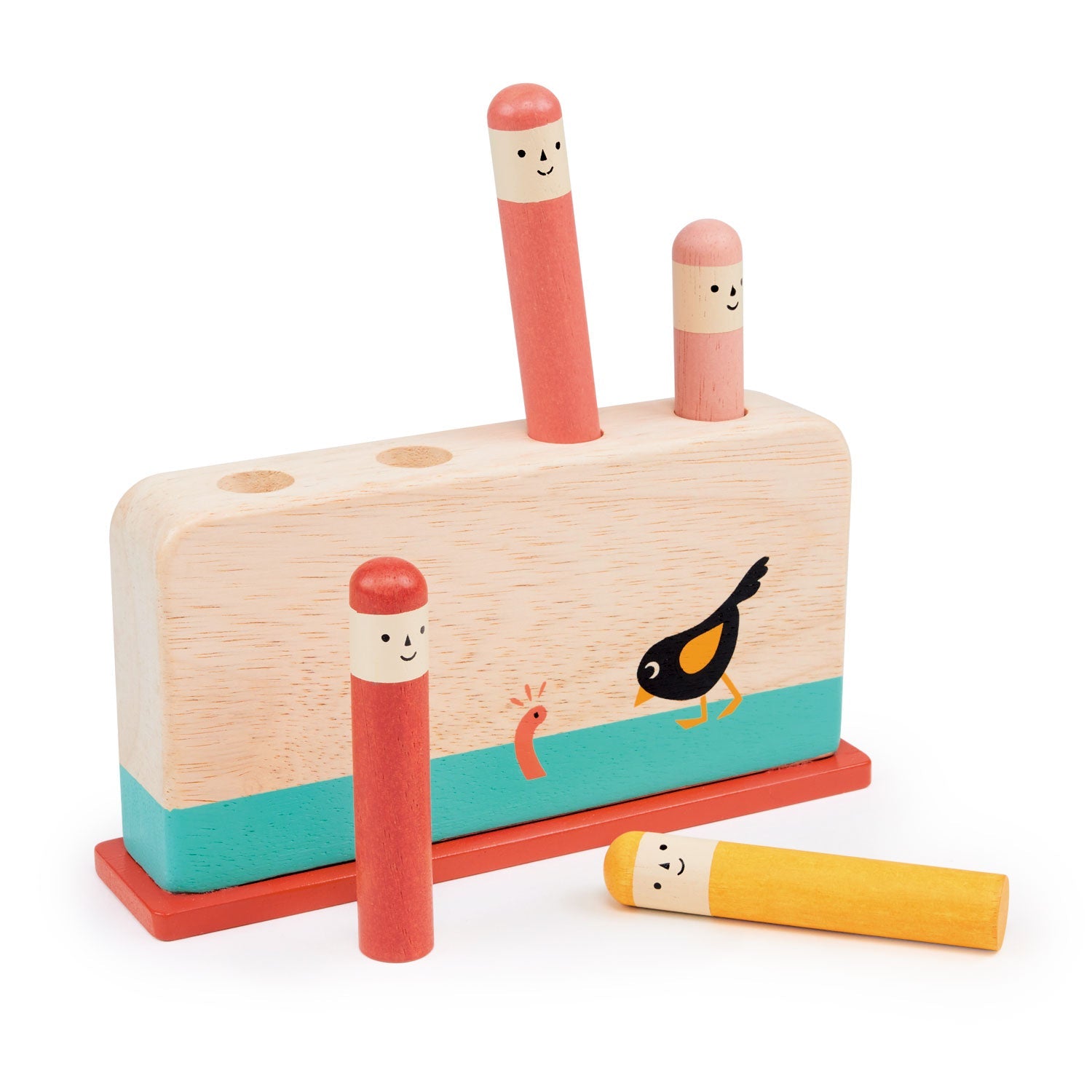 Early Bird Pop Up - Mentari - Sustainable Wooden Toys Made in Indonesia - Eco-Friendly Play