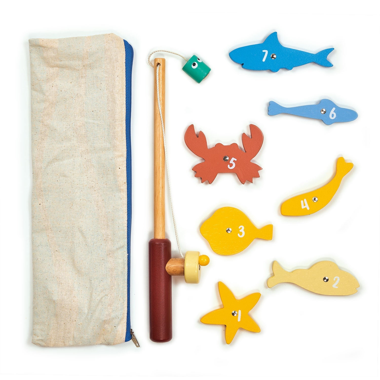 Wooden Magnetic Fishing Game for Kids — Age 3+ | Mentari