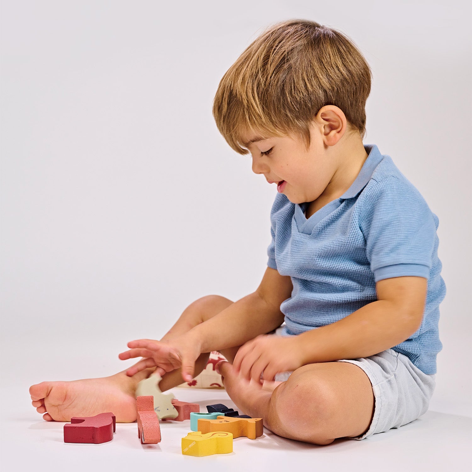 Happy Stacking Forest - Mentari - Sustainable Wooden Toys Made in Indonesia - Eco-Friendly Play