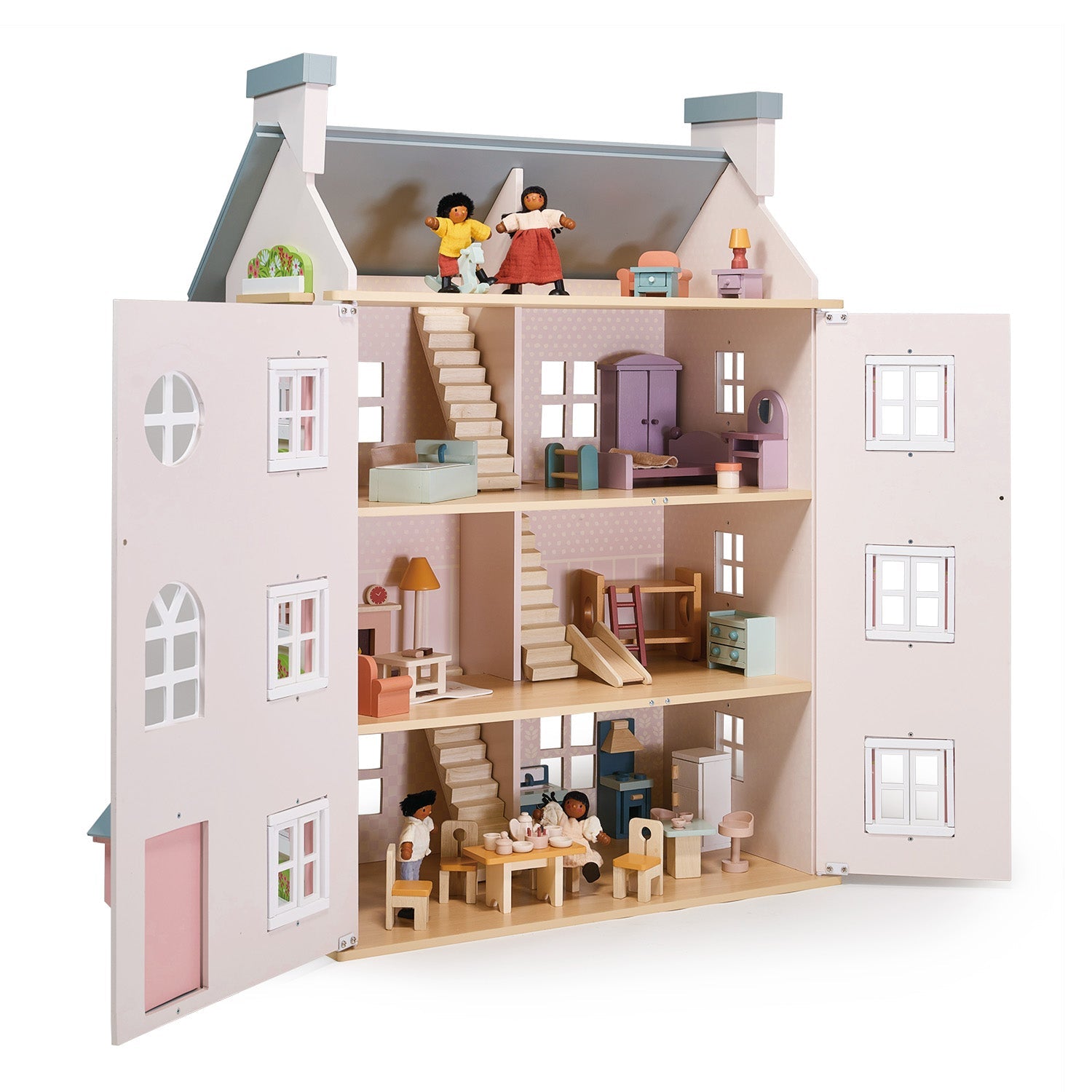 Heather Hall Wooden Dollhouse 3+ | Mentari