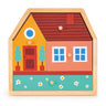 House Puzzle - Mentari - Sustainable Wooden Toys Made in Indonesia - Eco-Friendly Play