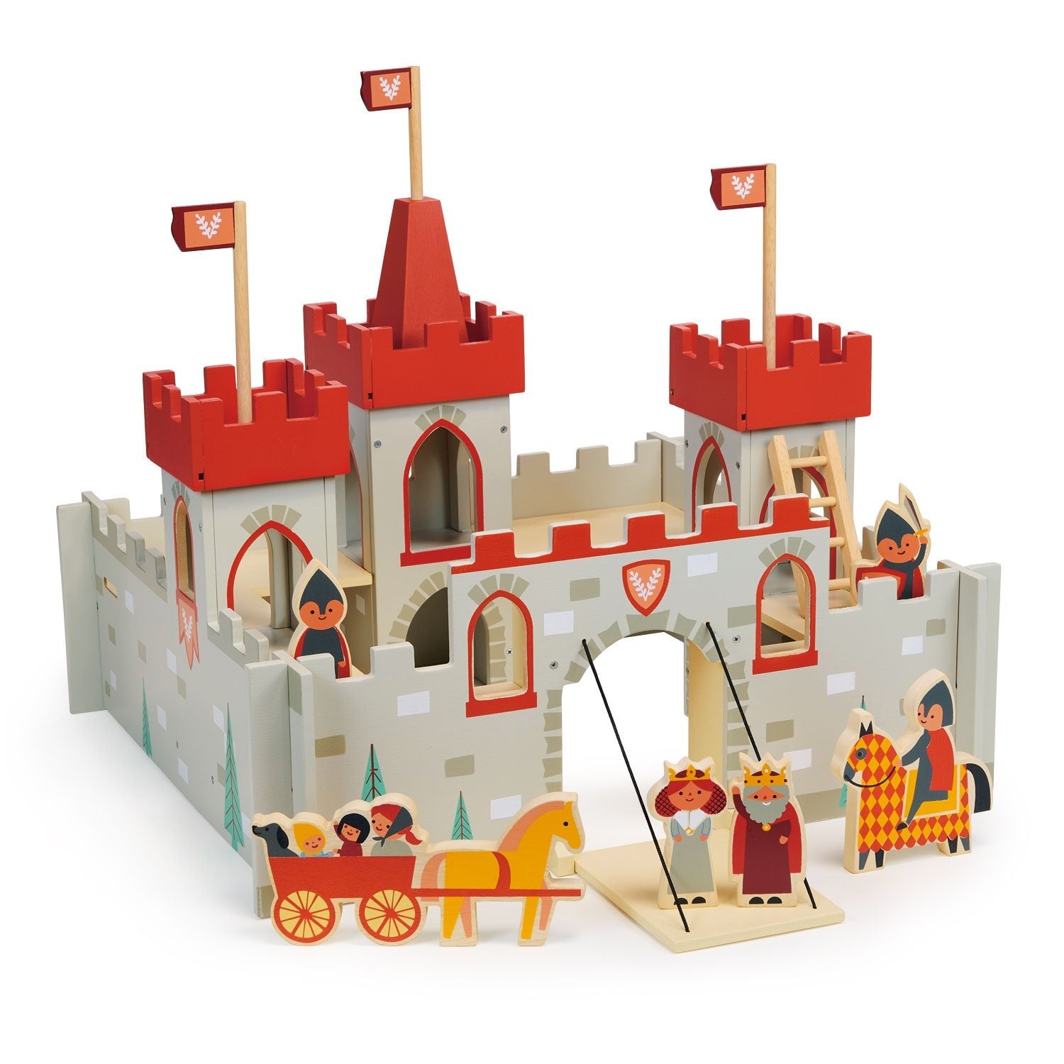 King's Castle - Mentari - Sustainable Wooden Toys Made in Indonesia - Eco-Friendly Play