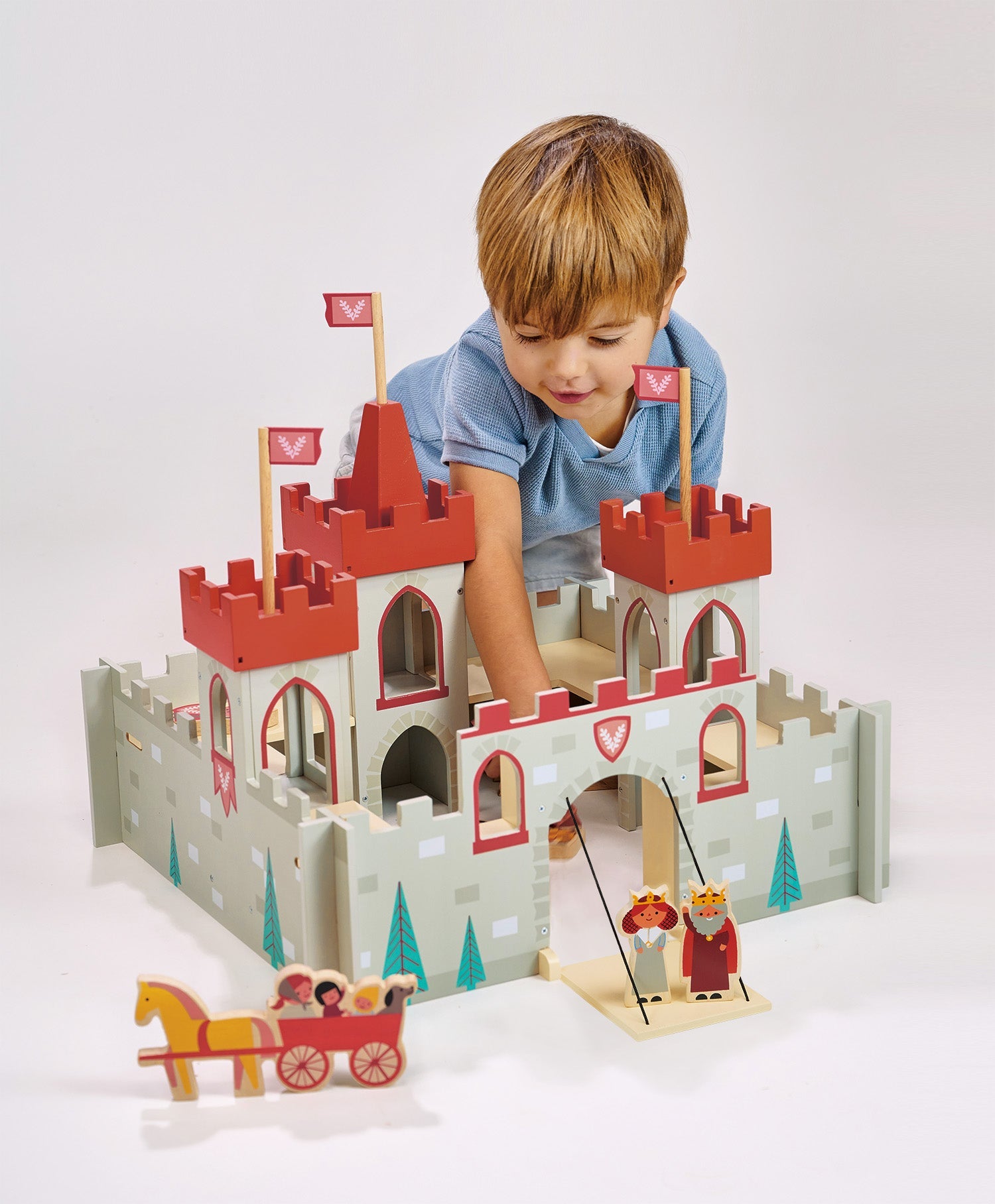 King's Castle - Mentari - Sustainable Wooden Toys Made in Indonesia - Eco-Friendly Play