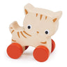 Kitten on Wheels - Mentari - Sustainable Wooden Toys Made in Indonesia - Eco-Friendly Play