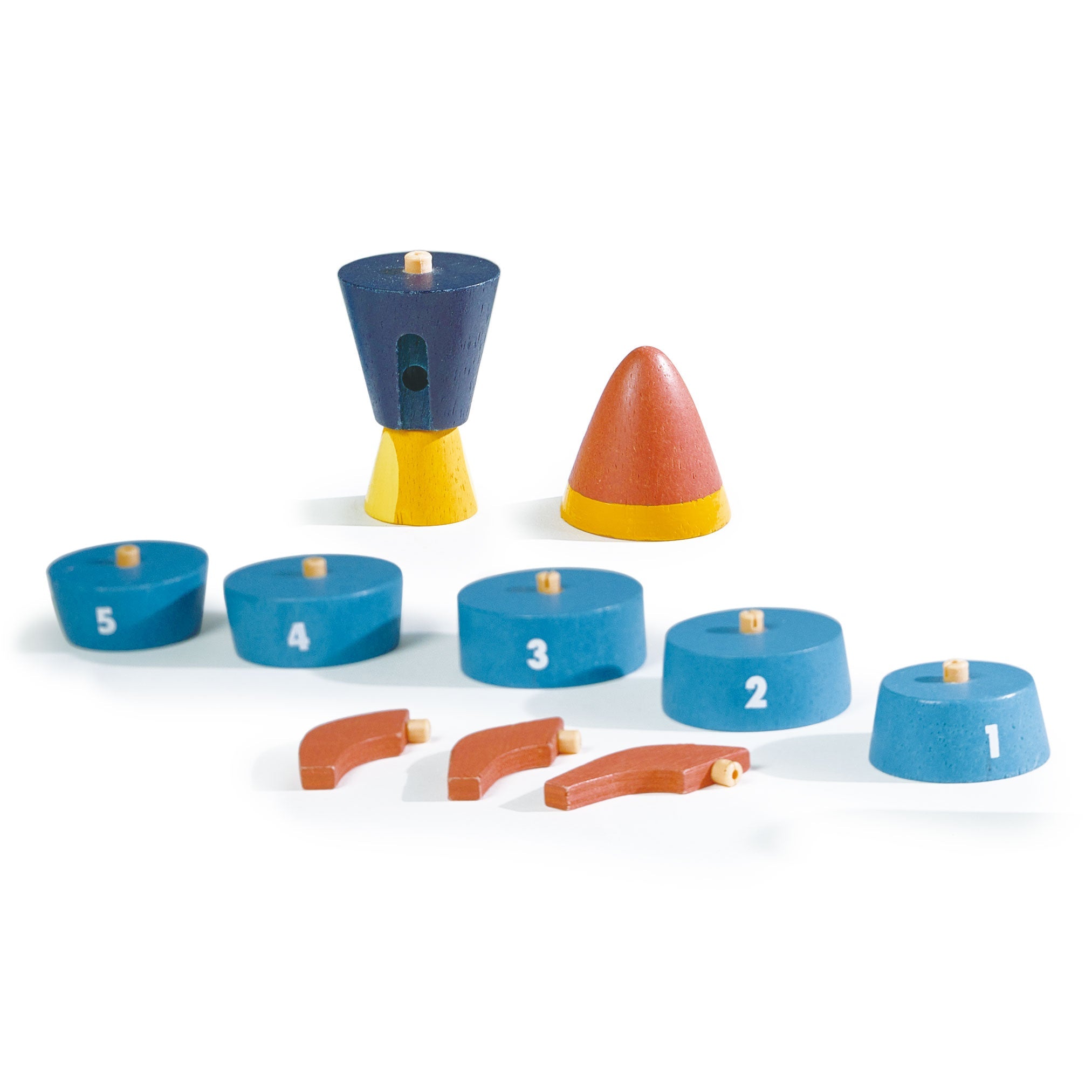 Learning Bundle - Mentari - Sustainable Wooden Toys Made in Indonesia - Eco-Friendly Play