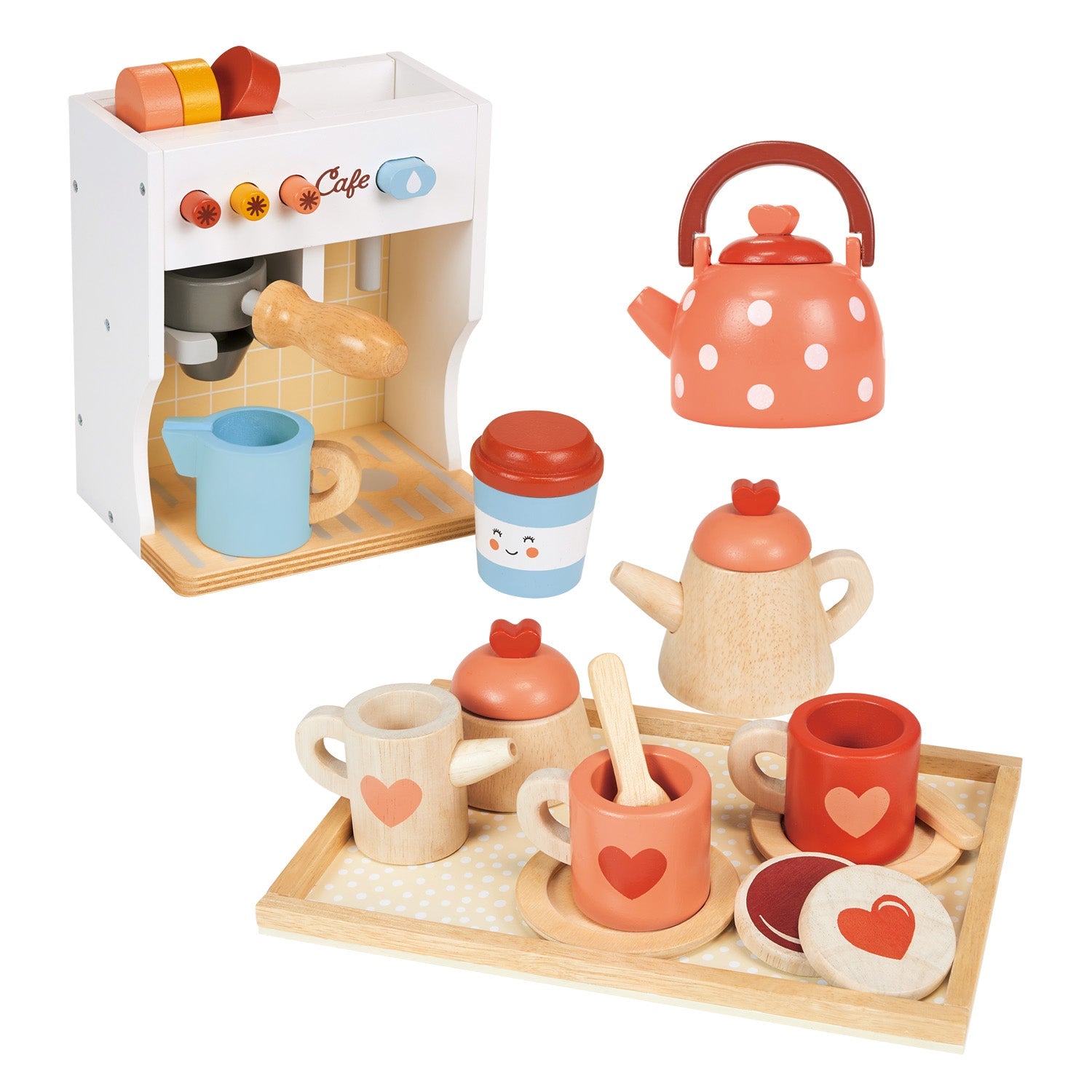 Make Me A Cuppa - Mentari - Sustainable Wooden Toys Made in Indonesia - Eco-Friendly Play