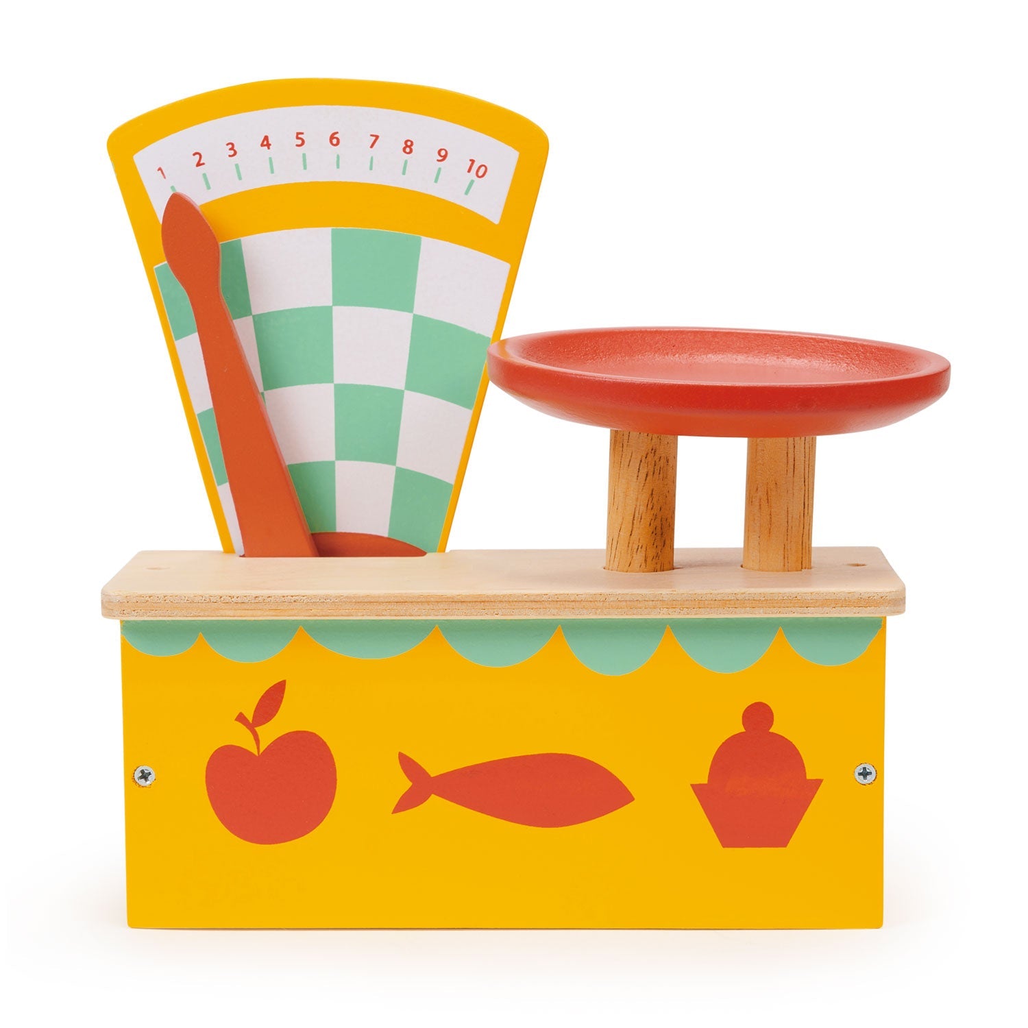 Market Weighing Scales - Mentari - Sustainable Wooden Toys Made in Indonesia - Eco-Friendly Play
