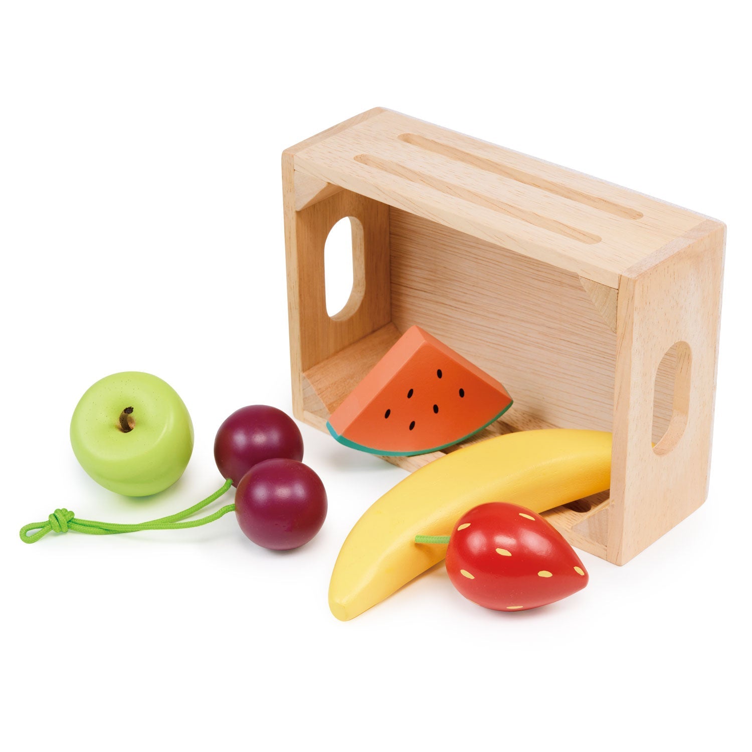 Wooden play food crate 3yr+ | Mentari