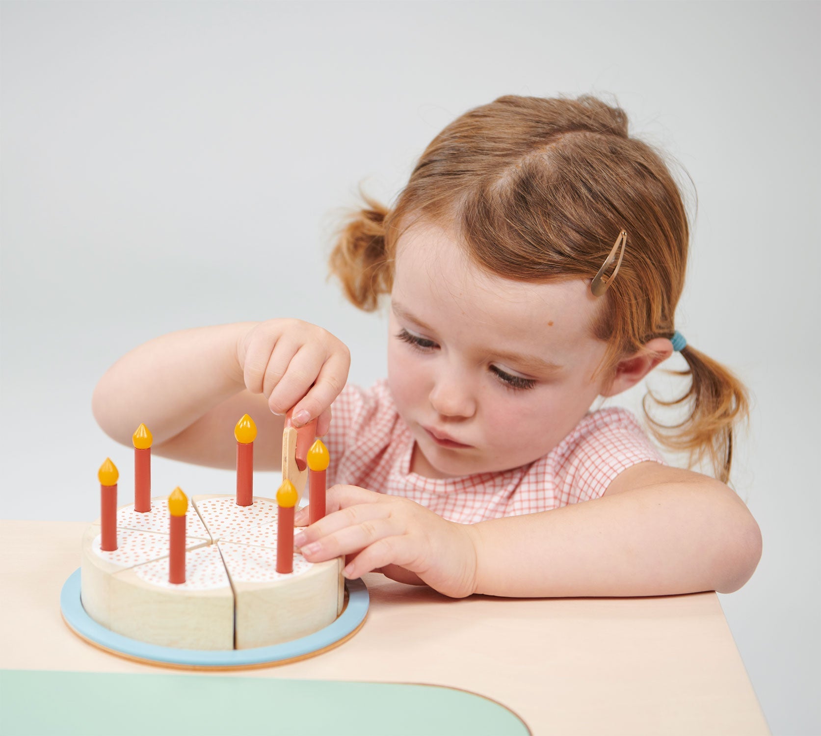 Wooden 2024 birthday cake