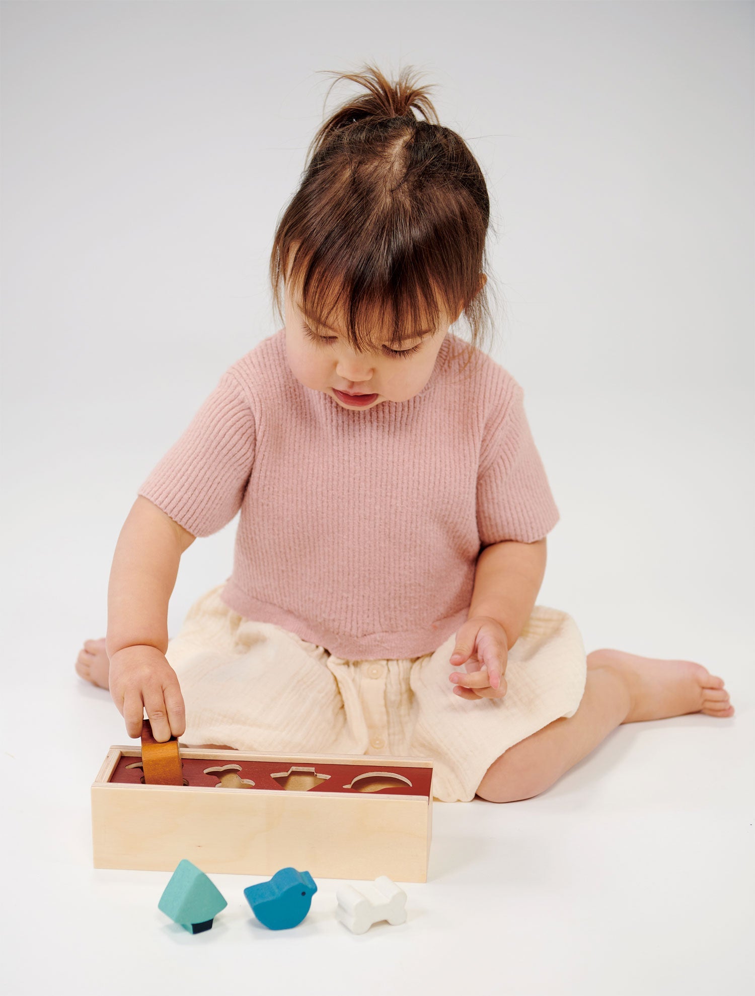 Pet Shape Sorting Box - Mentari - Sustainable Wooden Toys Made in Indonesia - Eco-Friendly Play