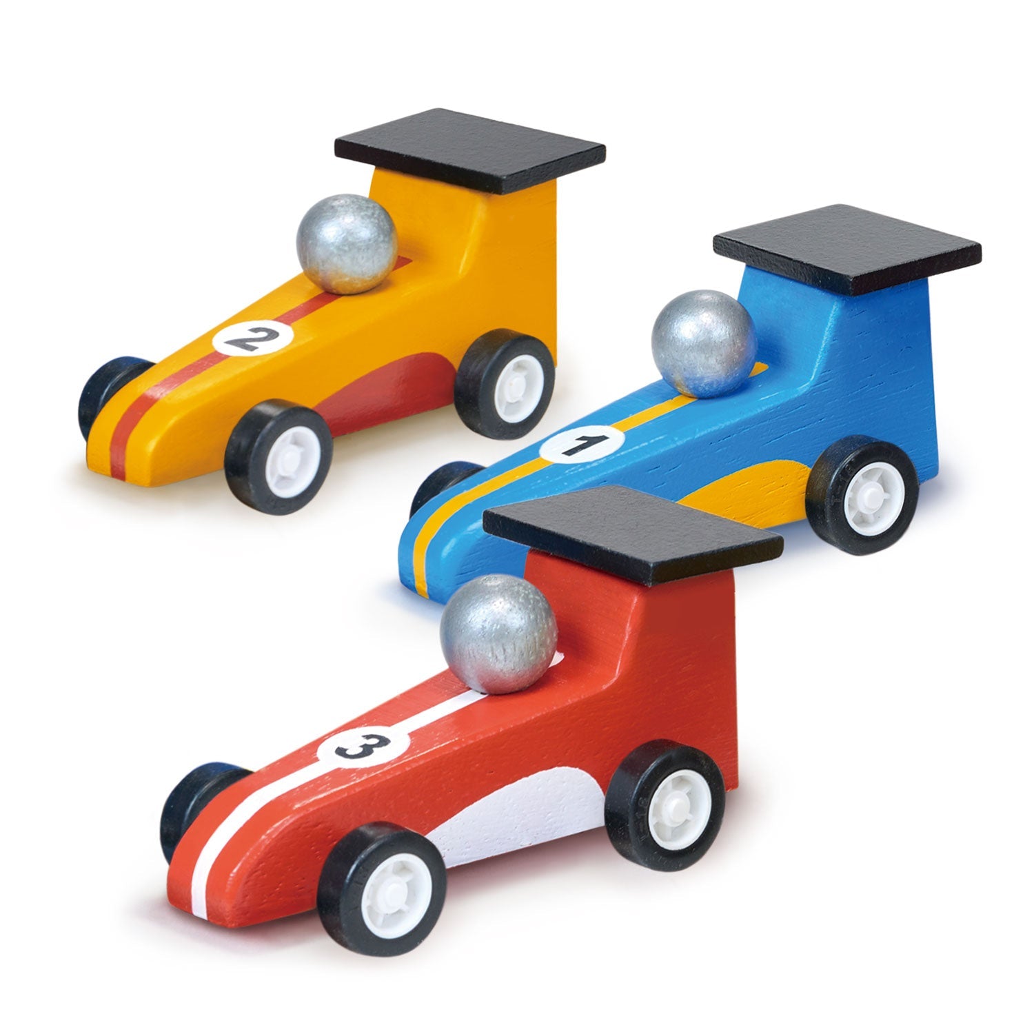 Pullback Racers - Mentari - Sustainable Wooden Toys Made in Indonesia - Eco-Friendly Play