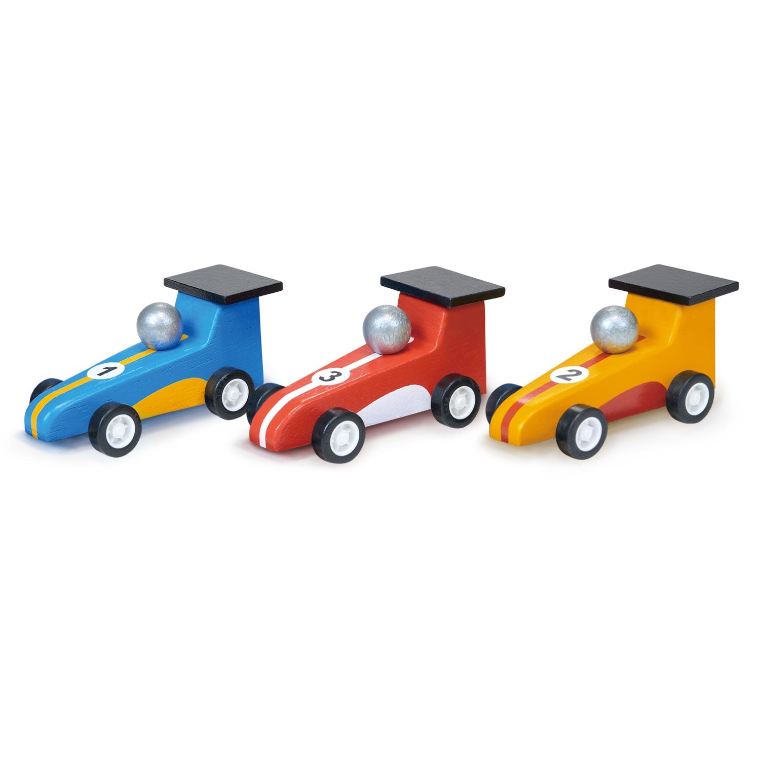 Pullback Racers - Mentari - Sustainable Wooden Toys Made in Indonesia - Eco-Friendly Play