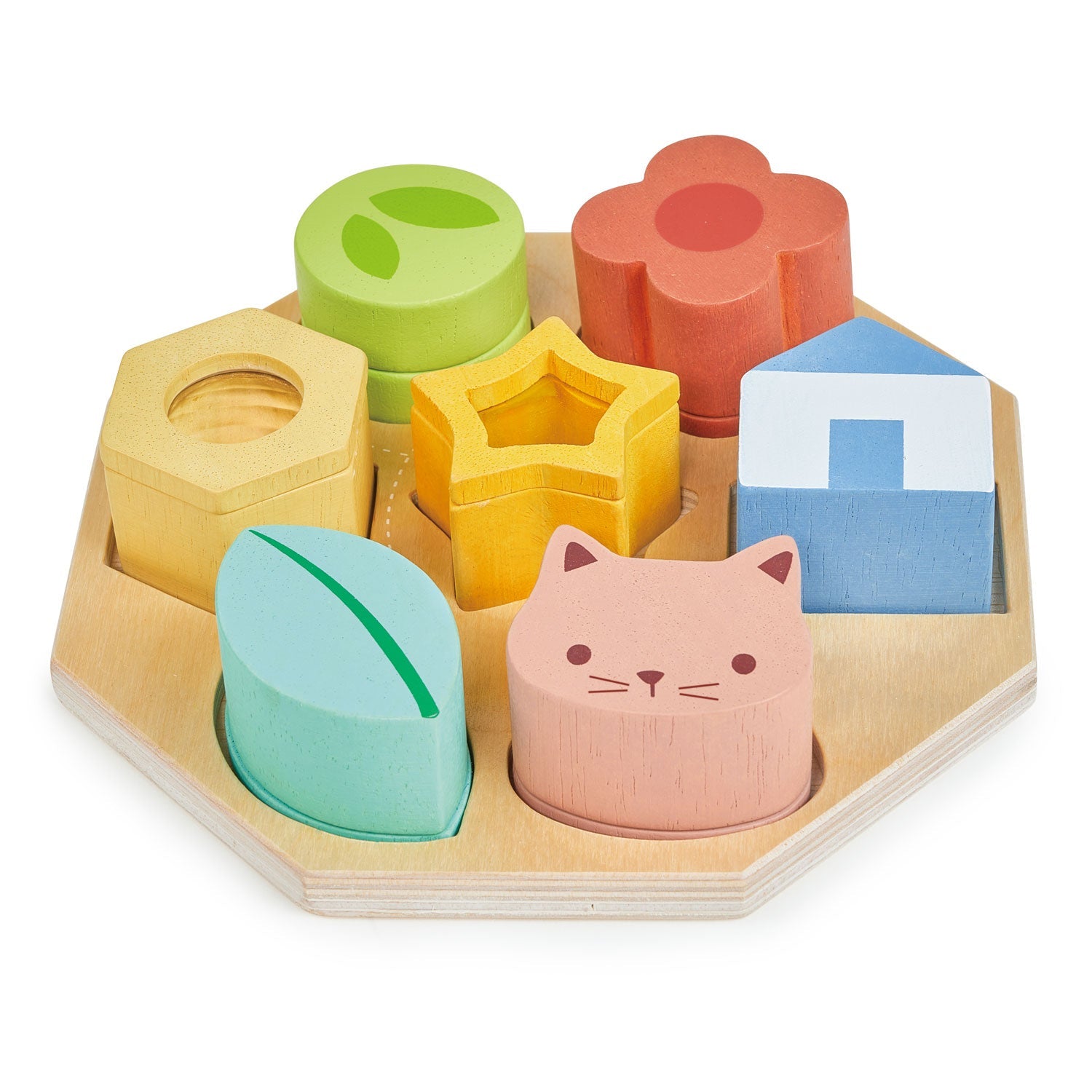 Sensory Activity Tray - Mentari - Sustainable Wooden Toys Made in Indonesia - Eco-Friendly Play