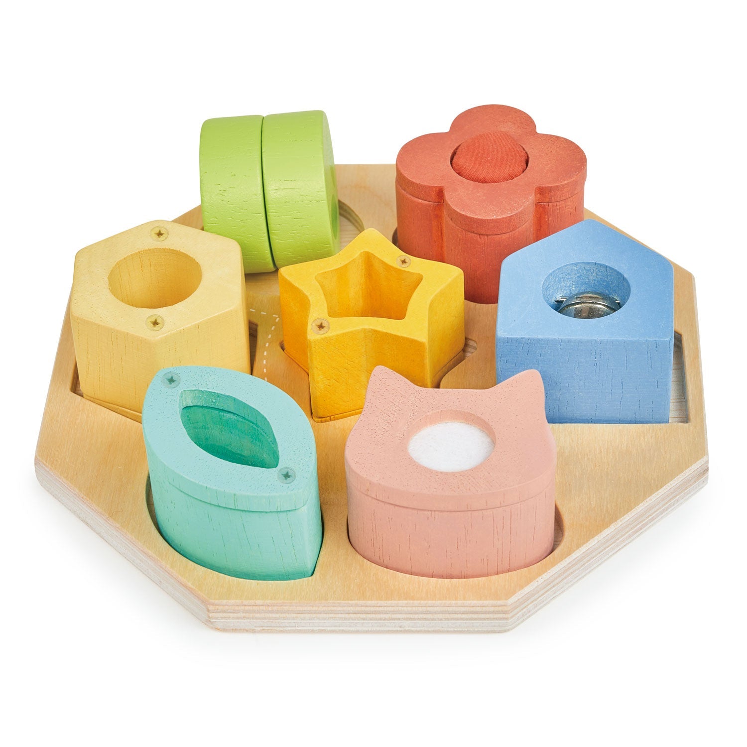 Sensory Activity Tray - Mentari - Sustainable Wooden Toys Made in Indonesia - Eco-Friendly Play