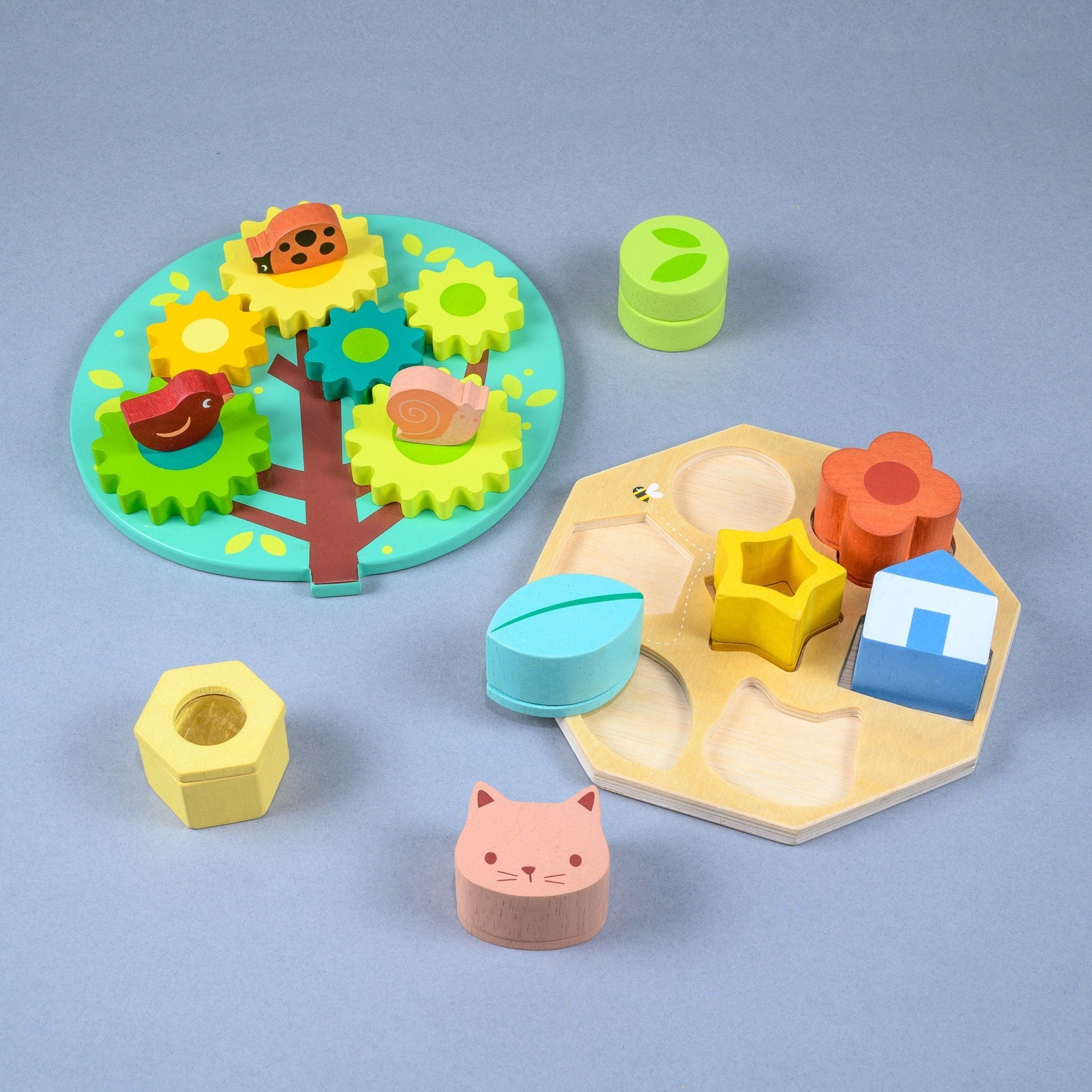 Sensory Bundle - Mentari - Sustainable Wooden Toys Made in Indonesia - Eco-Friendly Play