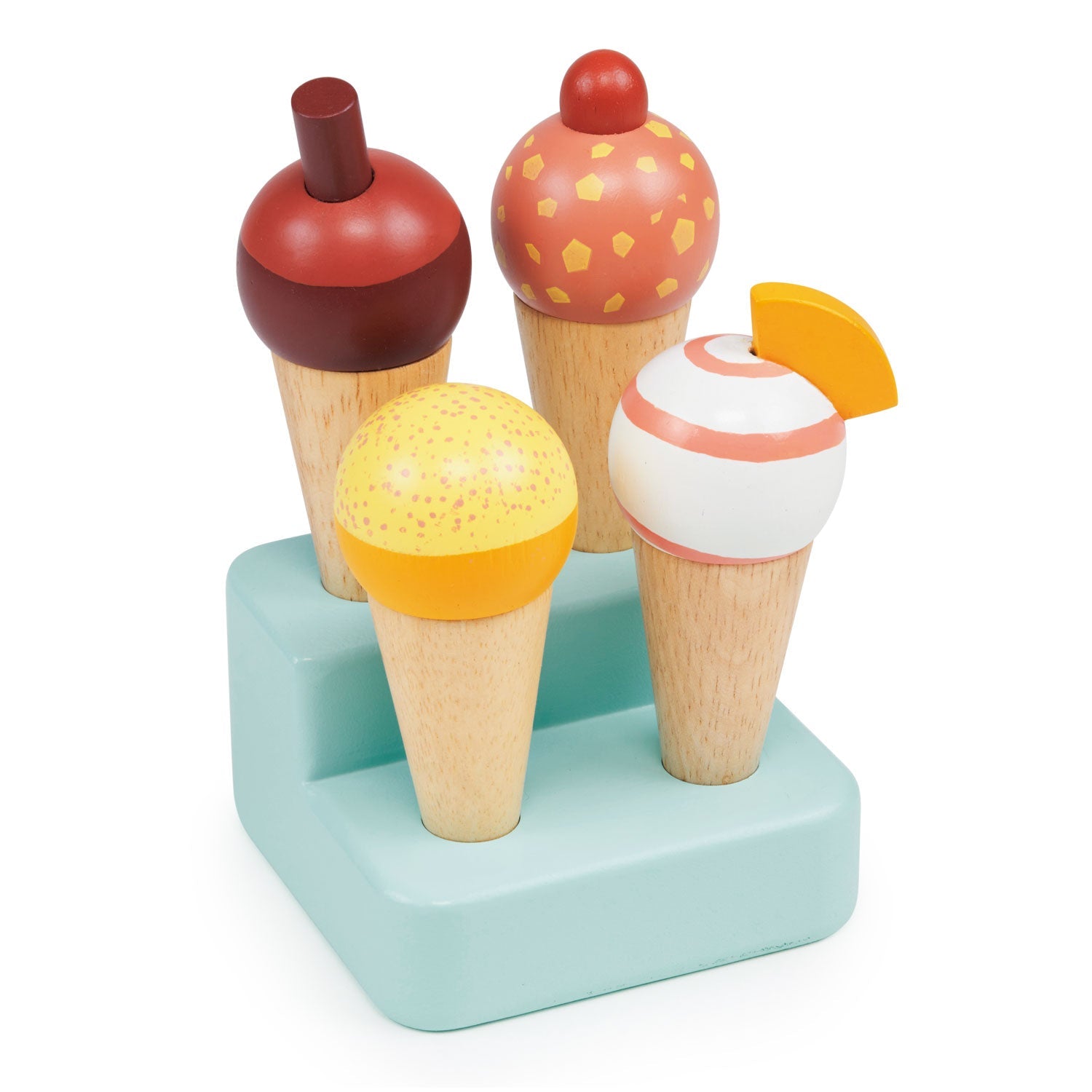 Sunny Gelato Stand - Mentari - Sustainable Wooden Toys Made in Indonesia - Eco-Friendly Play