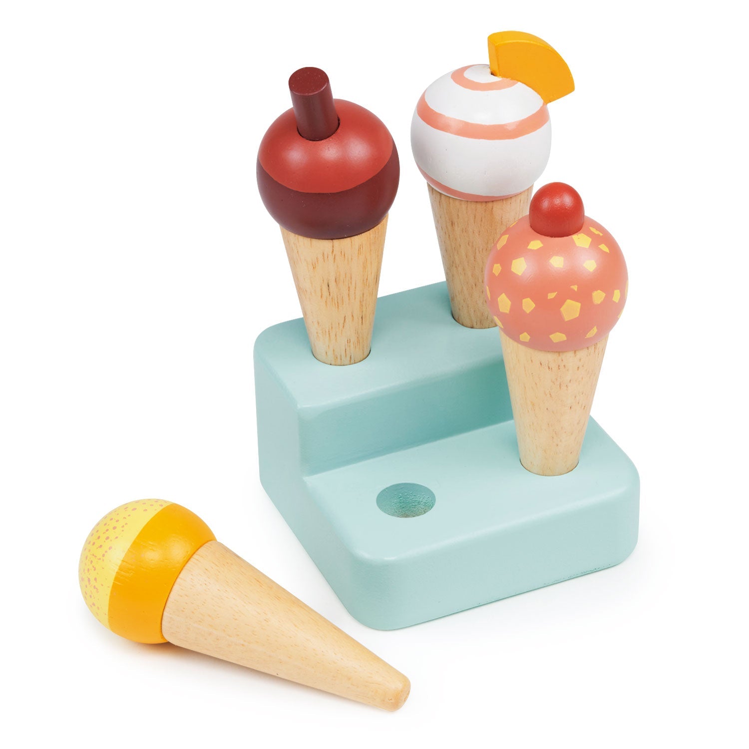 Sunny Gelato Stand - Mentari - Sustainable Wooden Toys Made in Indonesia - Eco-Friendly Play