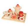 Tea Time Tray Set - Mentari - Sustainable Wooden Toys Made in Indonesia - Eco-Friendly Play