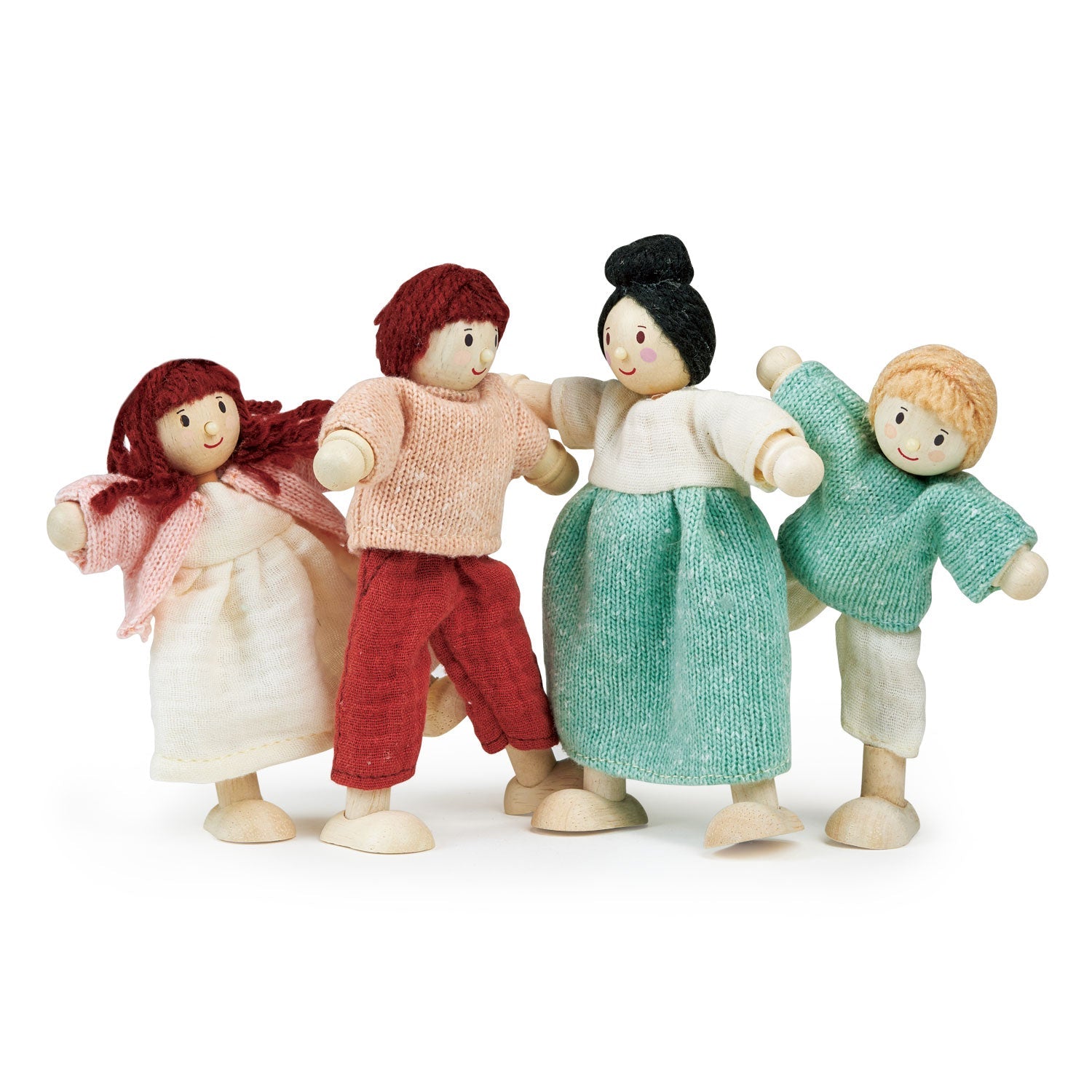 The Honeybunch Doll Family - Mentari - Sustainable Wooden Toys Made in Indonesia - Eco-Friendly Play