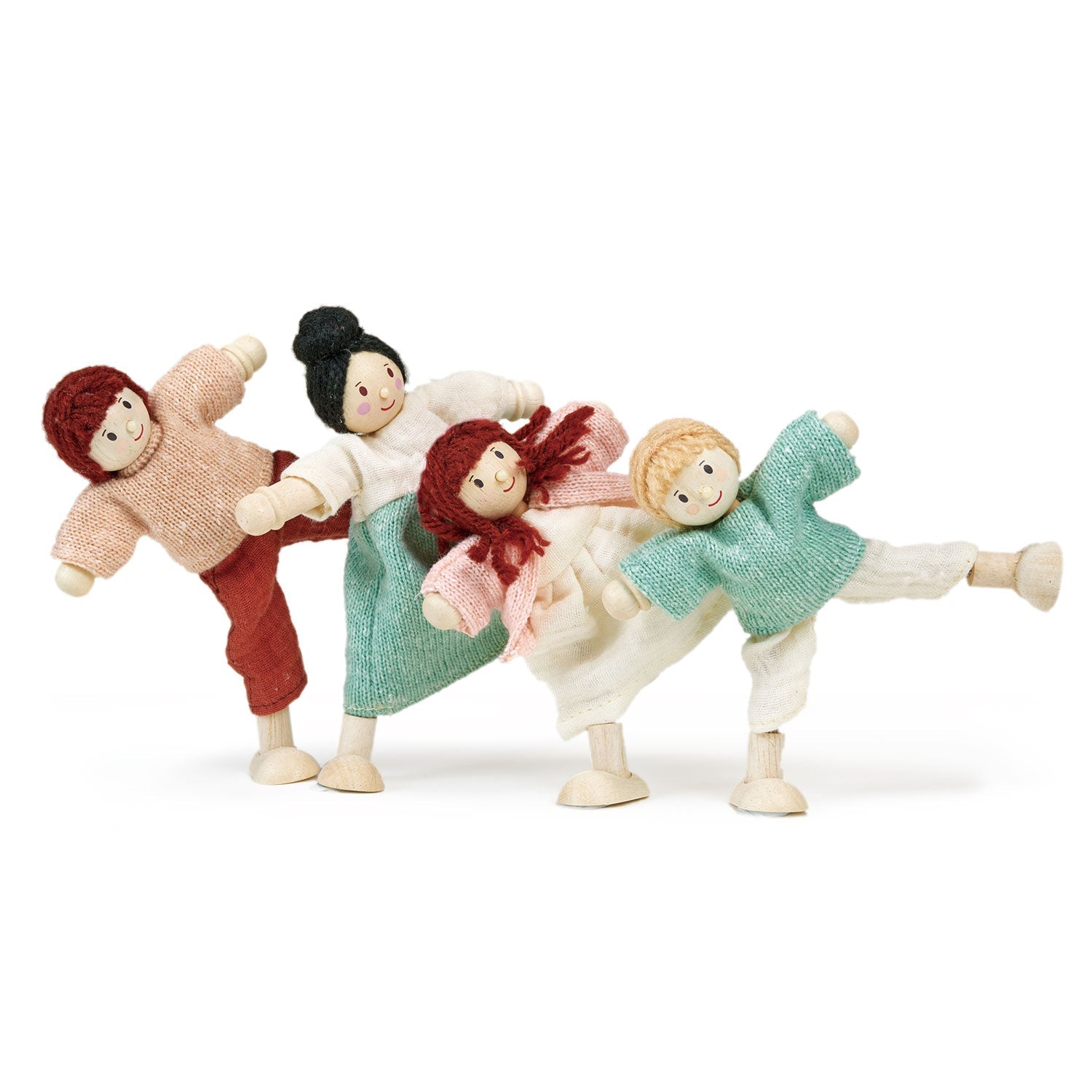 The Honeybunch Doll Family - Mentari - Sustainable Wooden Toys Made in Indonesia - Eco-Friendly Play