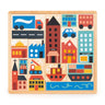 Town Puzzle - Mentari - Sustainable Wooden Toys Made in Indonesia - Eco-Friendly Play