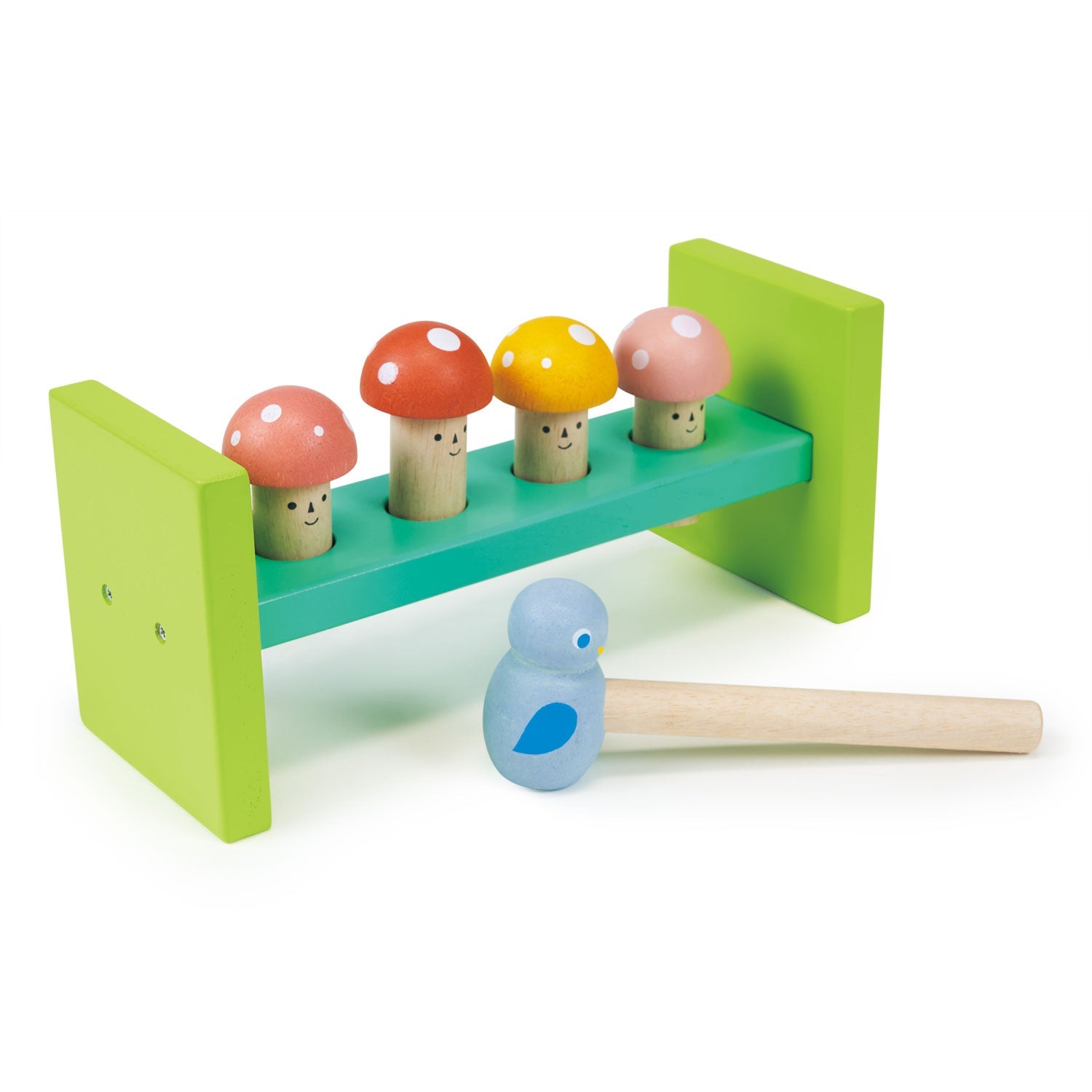 Woodland Hammer Toy - Mentari - Sustainable Wooden Toys Made in Indonesia - Eco-Friendly Play